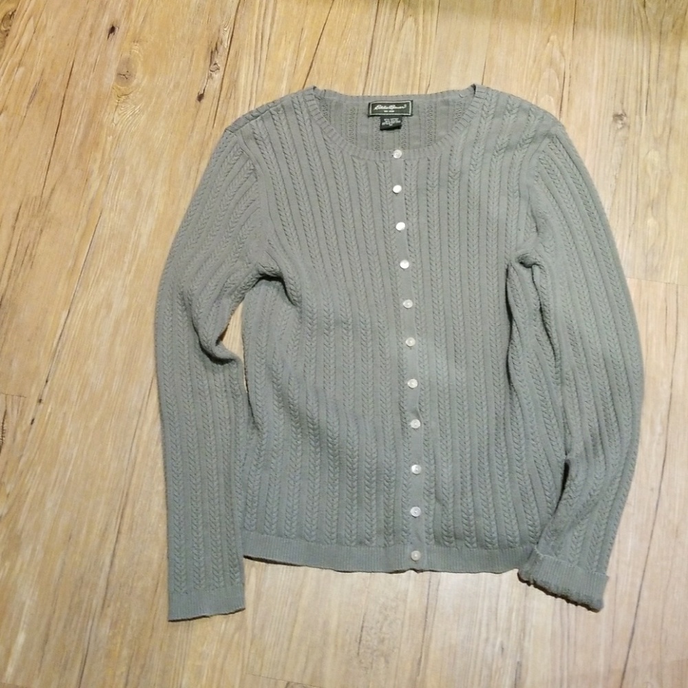 Eddie Bauer button down sweater